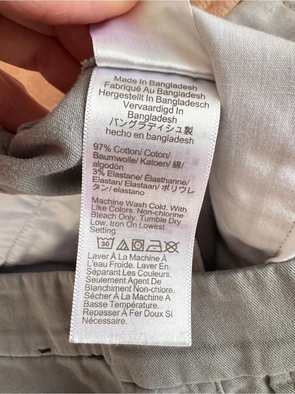 J. Crew Light Gray High-Rise Girlfriend Chino Size 14